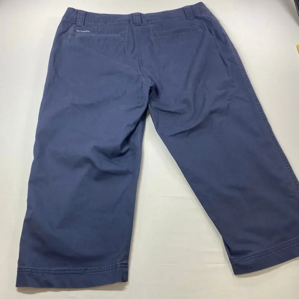 Columbia Women’s Capri Pants Size 12 • 20” Length • Cotton Stretch w/ Pockets